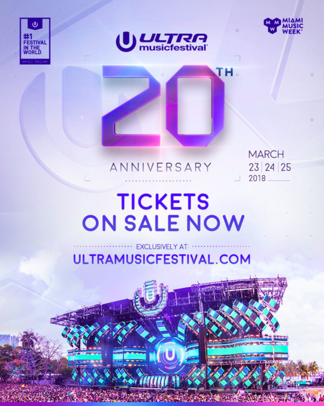 ULTRA MUSIC FESTIVAL 20TH ANNIVERSARY TICKETS ON SALE NOW Beat Night MX
