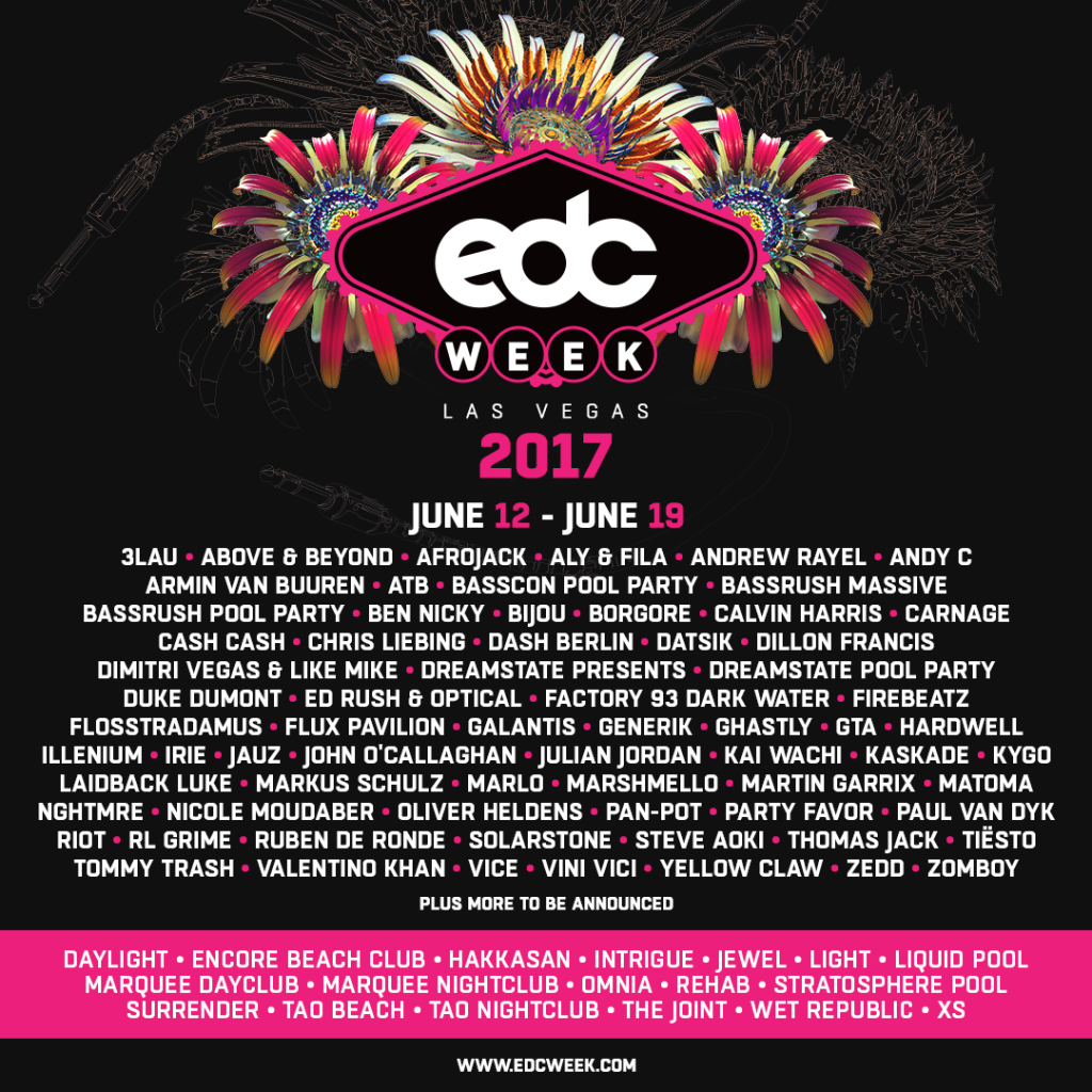 Insomniac Announces Over 30 Additional Artists and 15 New Shows to EDC ...